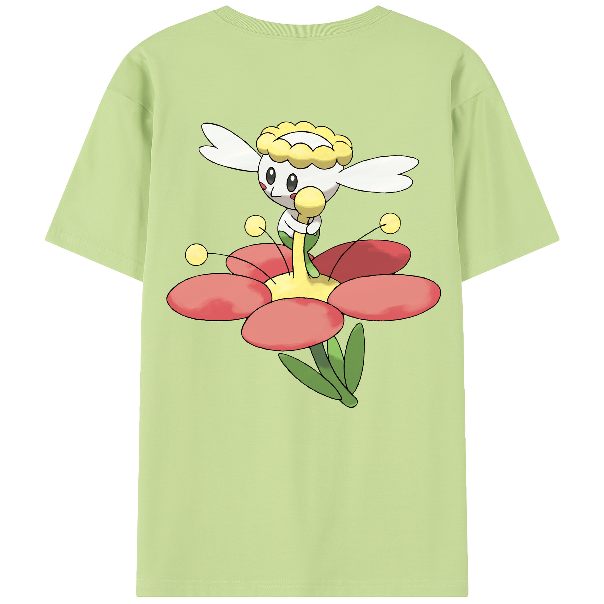 （画像用） ポケットモンスター Pokémon 綿100％半袖Tシャツ（背面プリント）